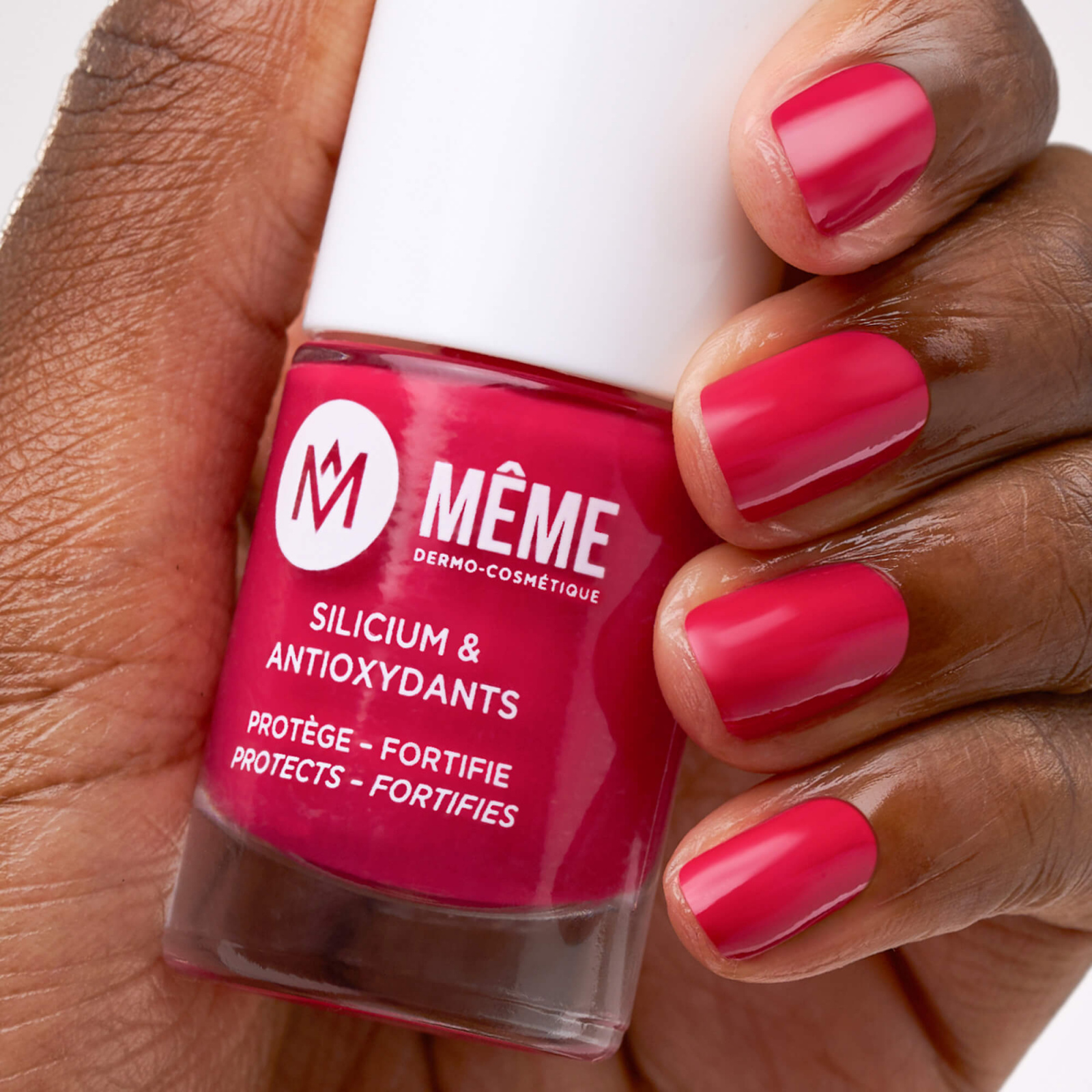 vernis au silicium opaque rose framboise - MÊME Cosmetics