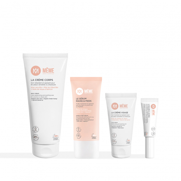 Kit SOS sècheresse hydratant et apaisant pour peaux sensibilisées par chimio - MÊME Cosmetics