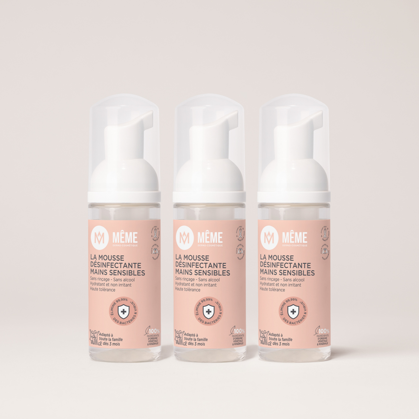Gel hydroalcoolique sans alcool - MÊME Cosmetics