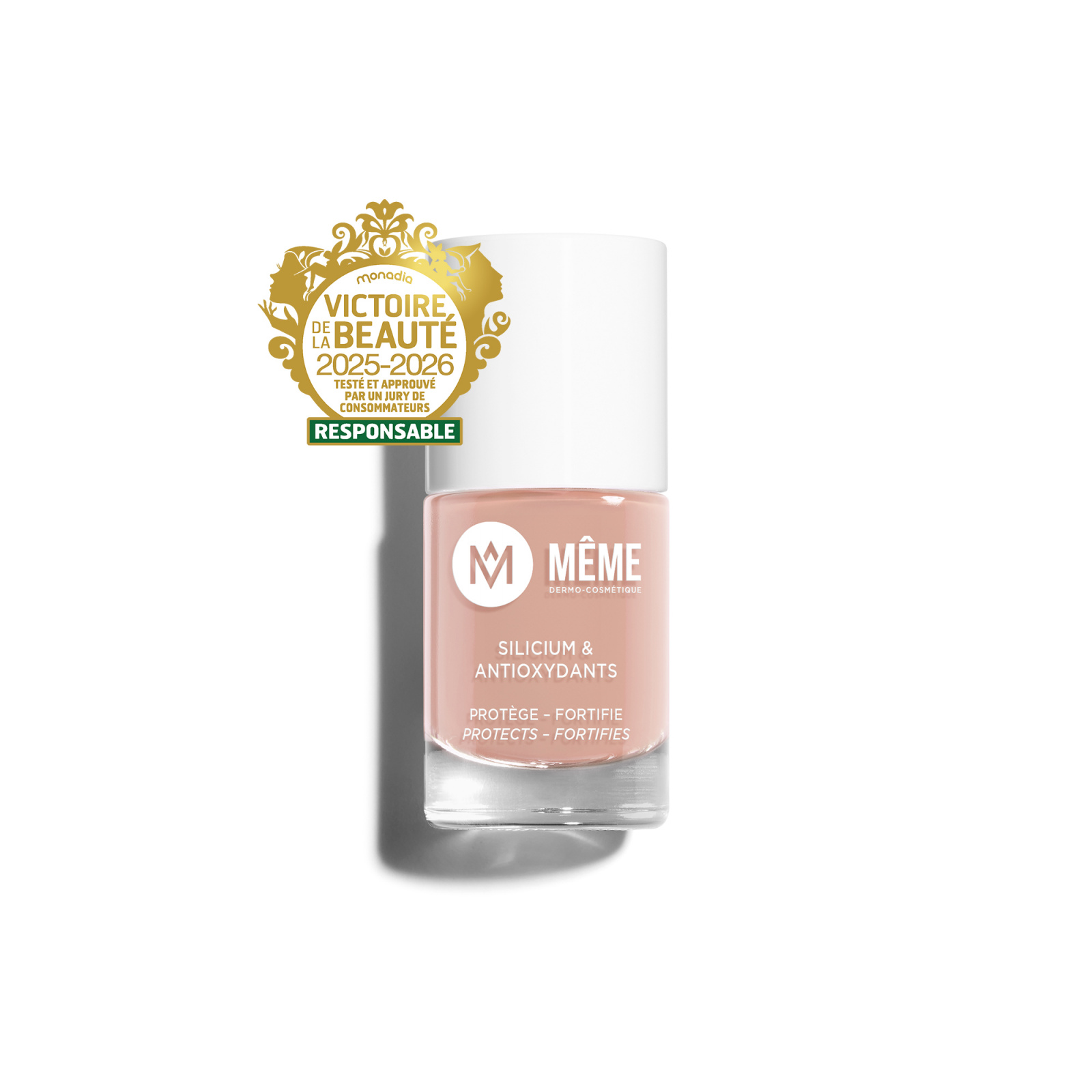 Beige blush silicon nail polish