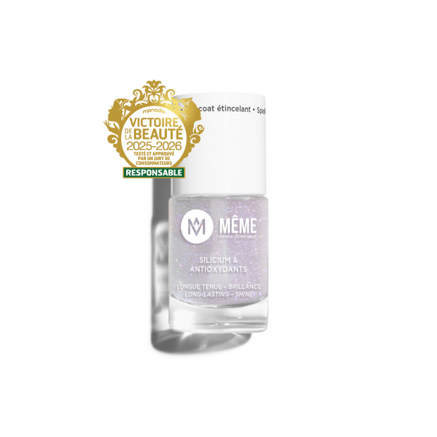 Top coat solicium lilas paillettes -  MÊME