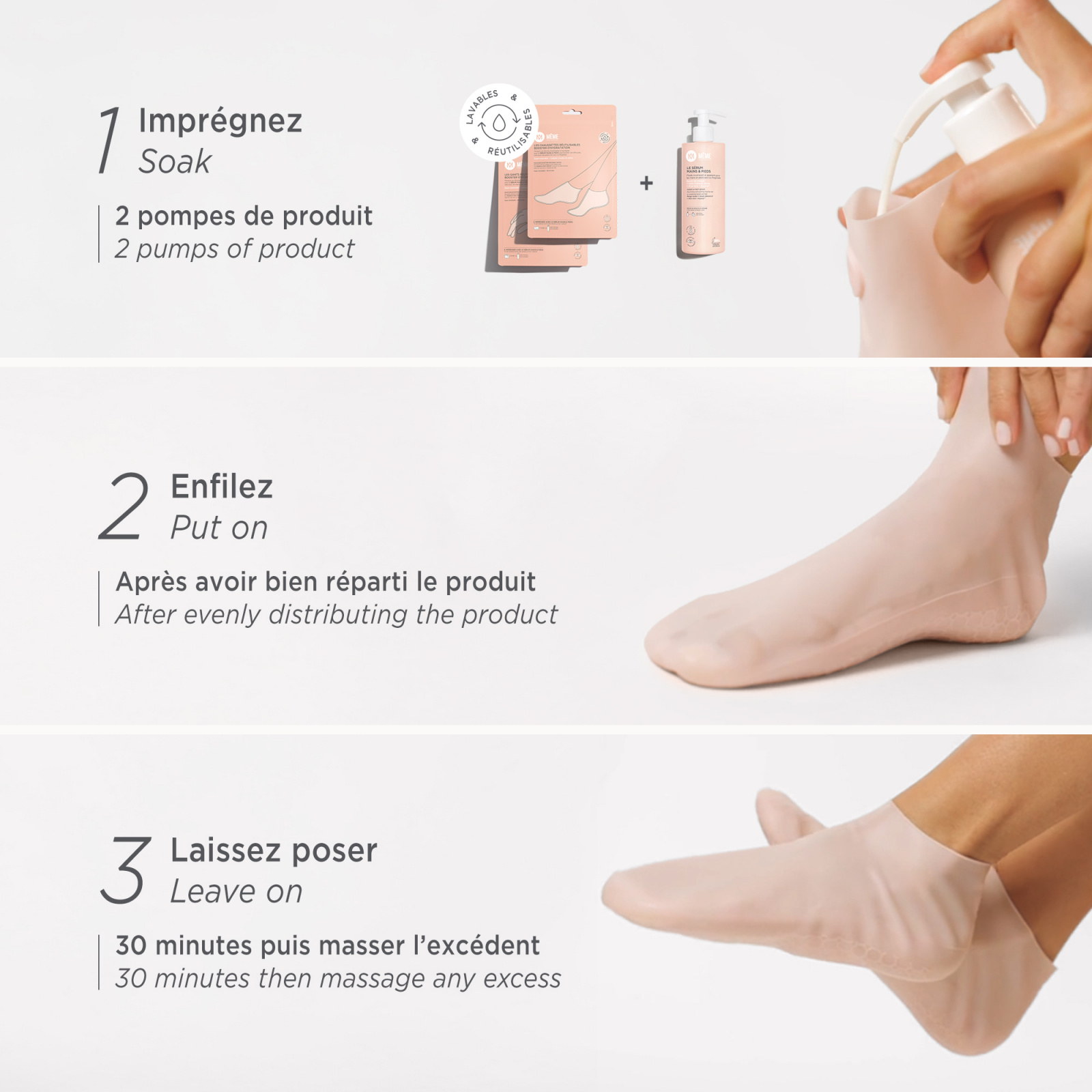 The moisture-boosting foot care routine - MÊME