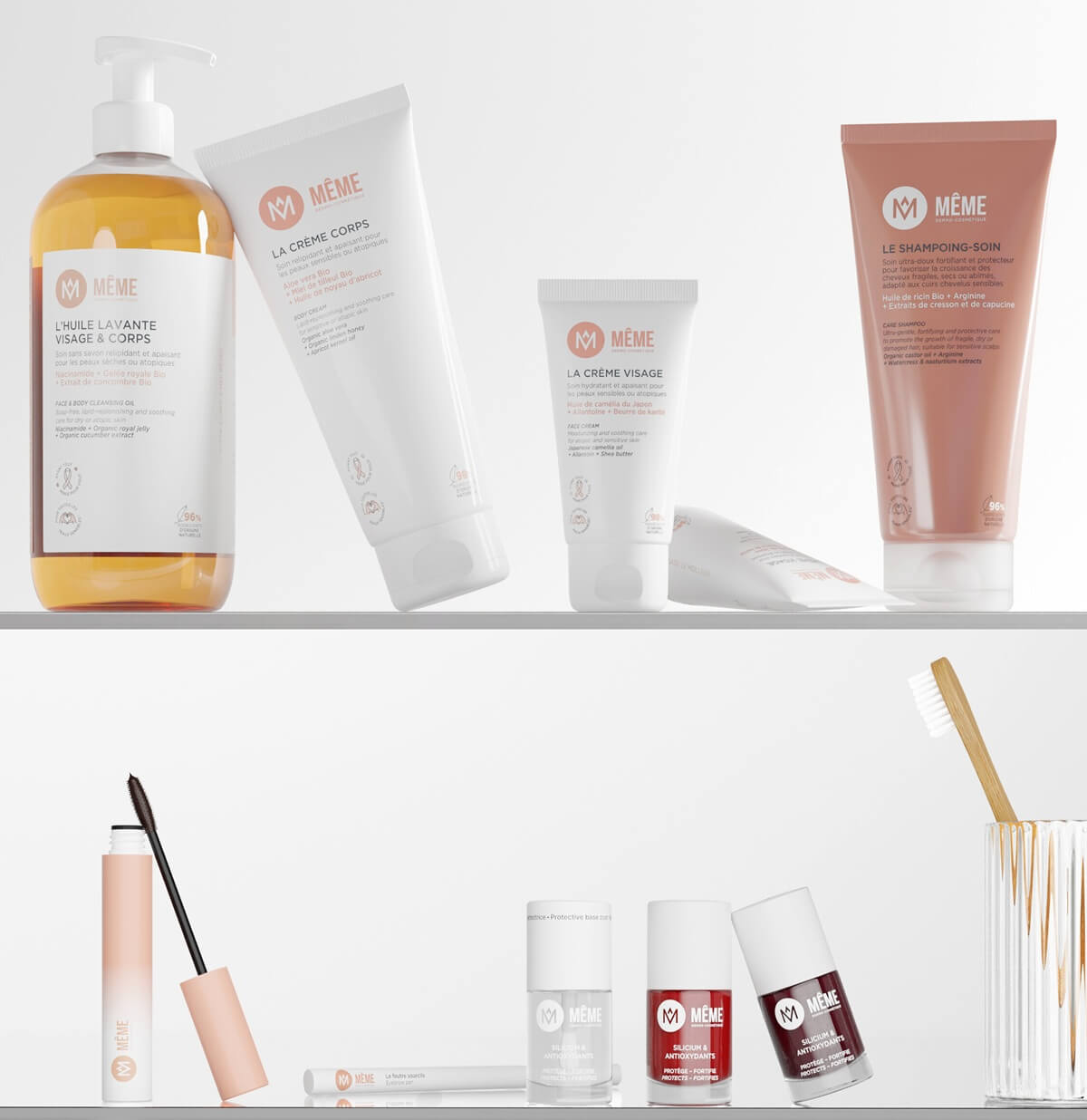 La gamme de soins pour peaux fragilisées - MÊME Cosmetics