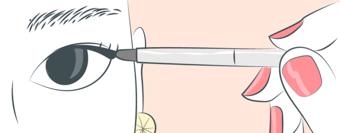 Dessiner ses cils pendant son cancer : le trompe l&rsquo;oeil de l&rsquo;eye-liner !