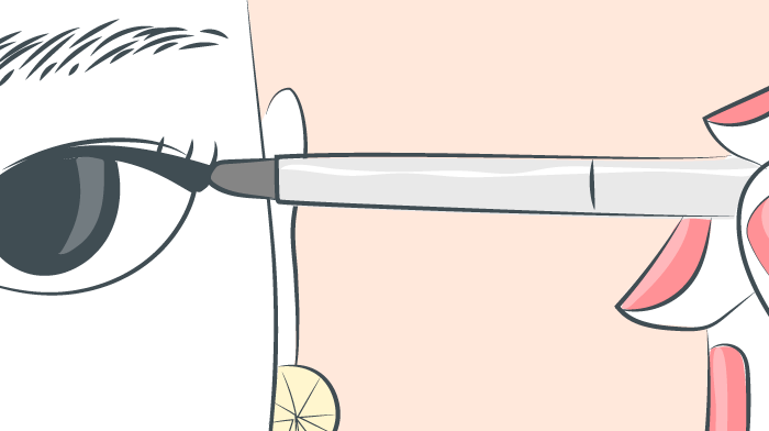 Dessiner ses cils pendant son cancer : le trompe l&rsquo;oeil de l&rsquo;eye-liner !