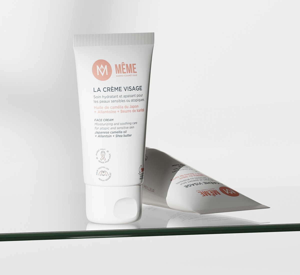 Crème visage hydratante peaux fragilisées - MÊME Cosmetics