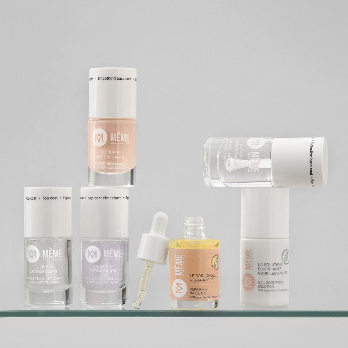 Base protectrice au silicium