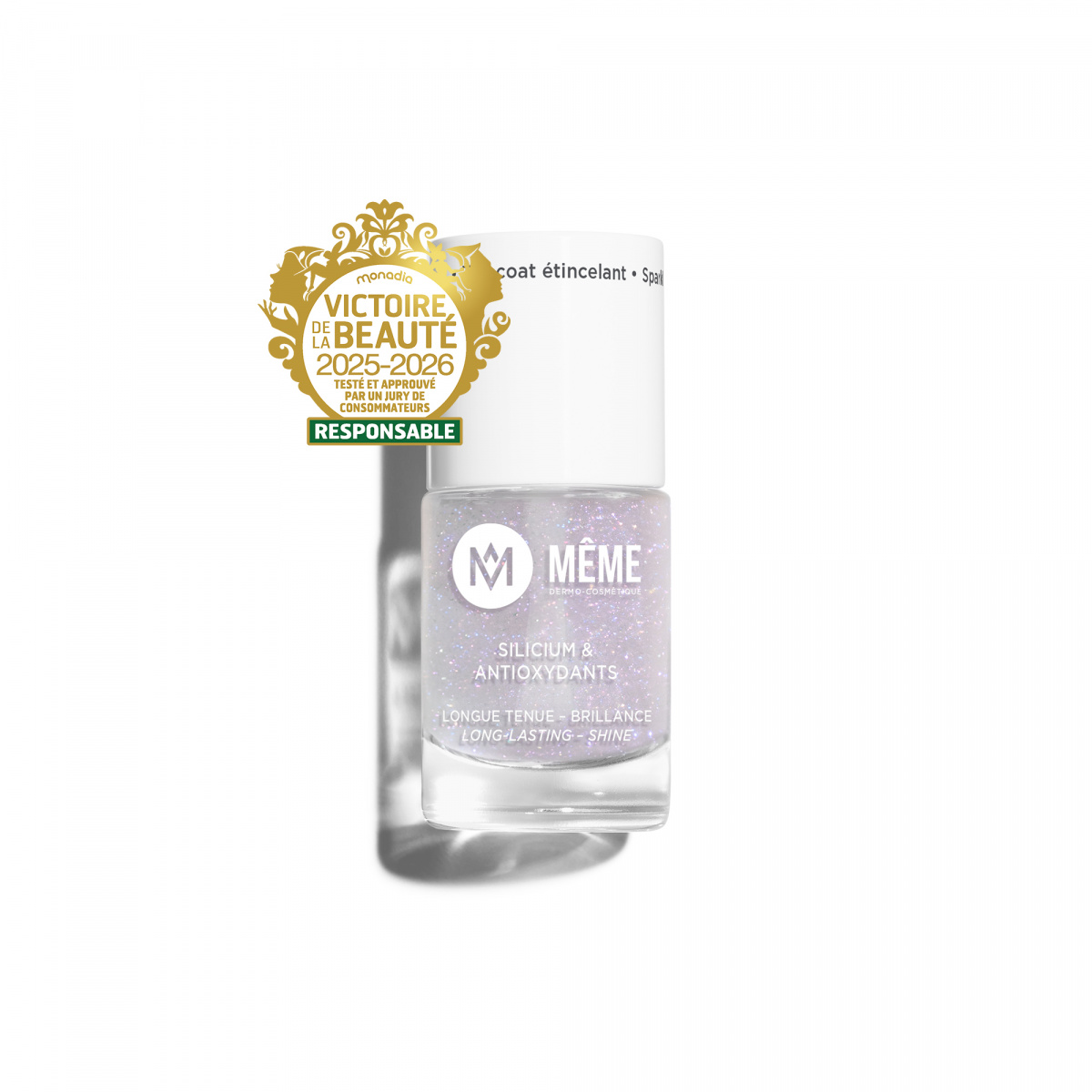 Top coat étincelant